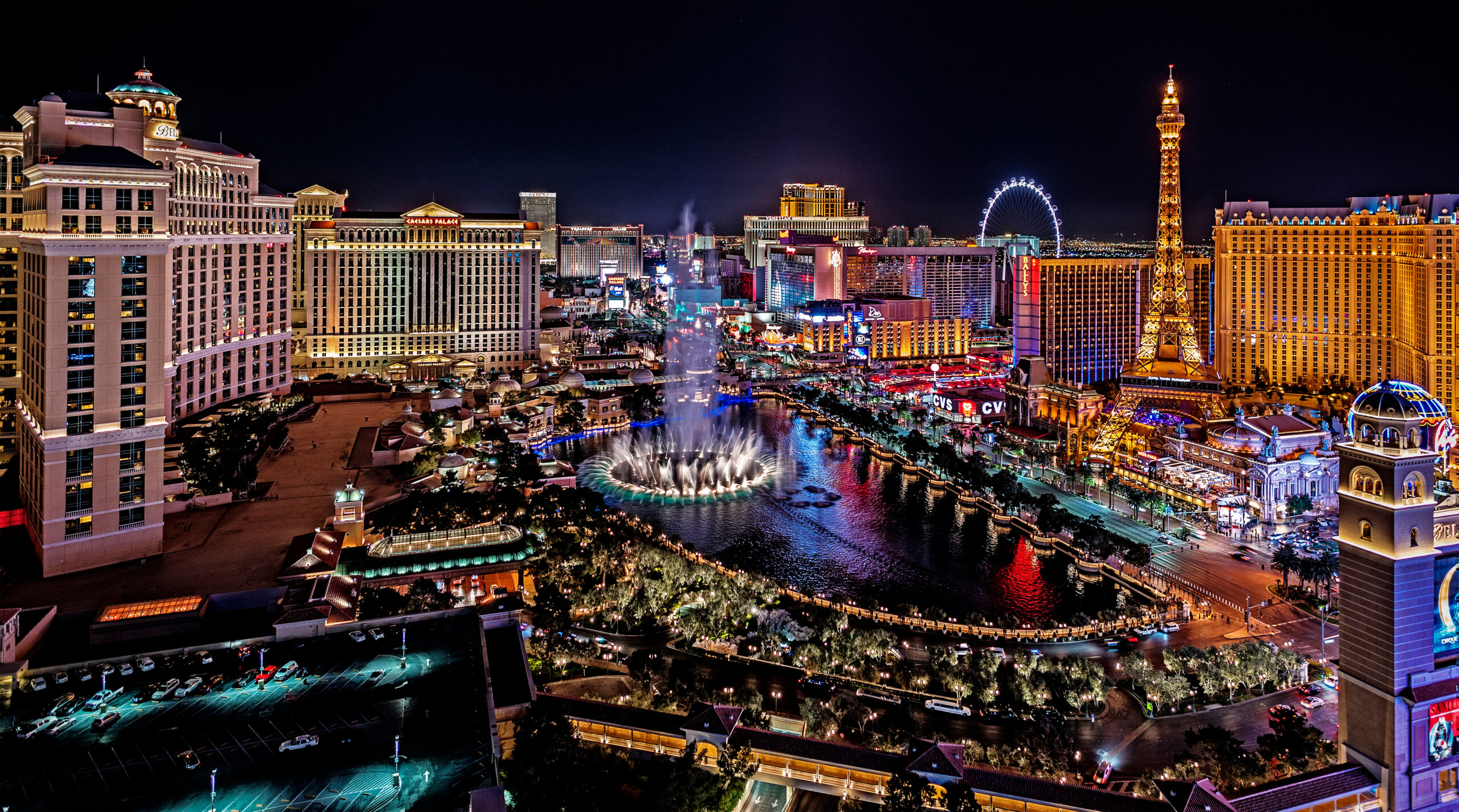 Photo of the Las Vegas strip at night - Pop Culture Allusions