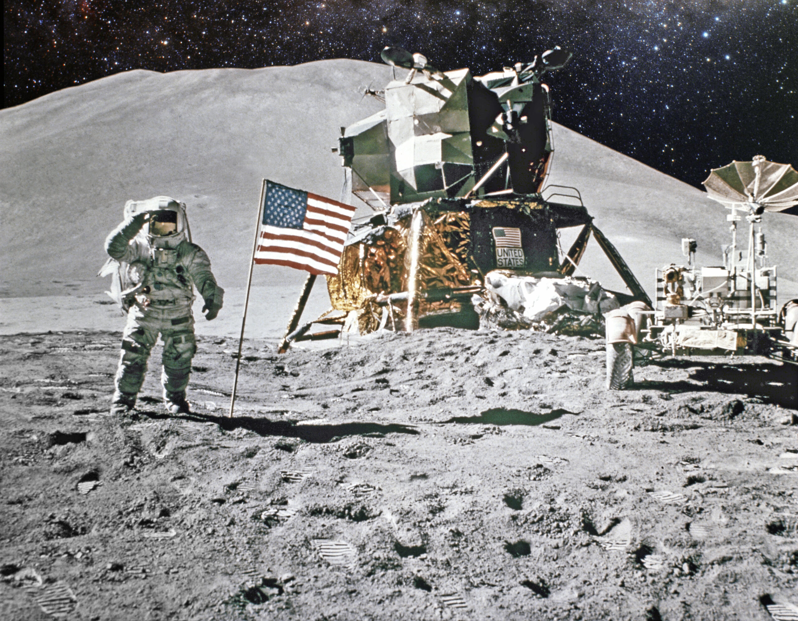 Photo of the Moon Landing - Pop Culture Allusions